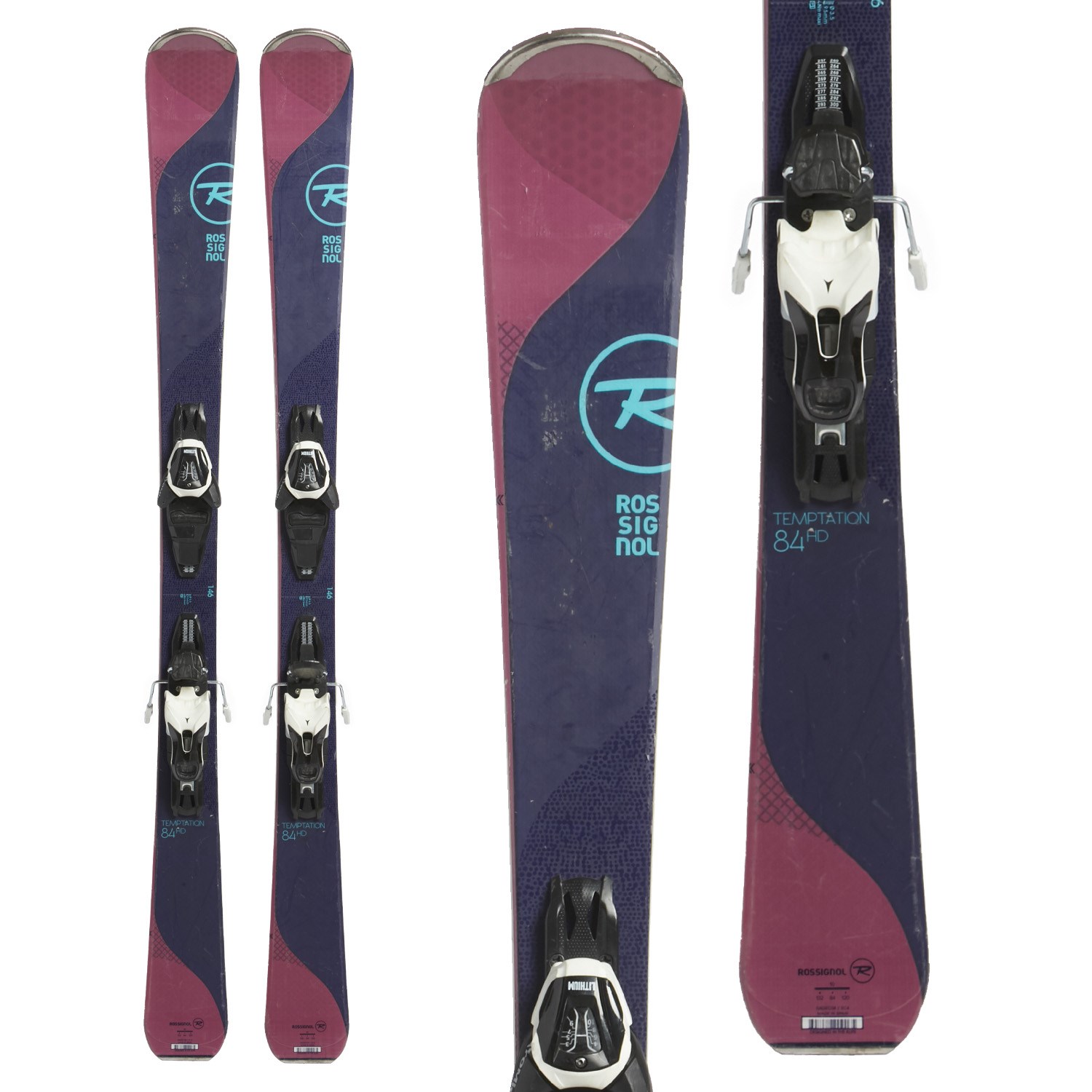 rossignol temptation pro junior skis