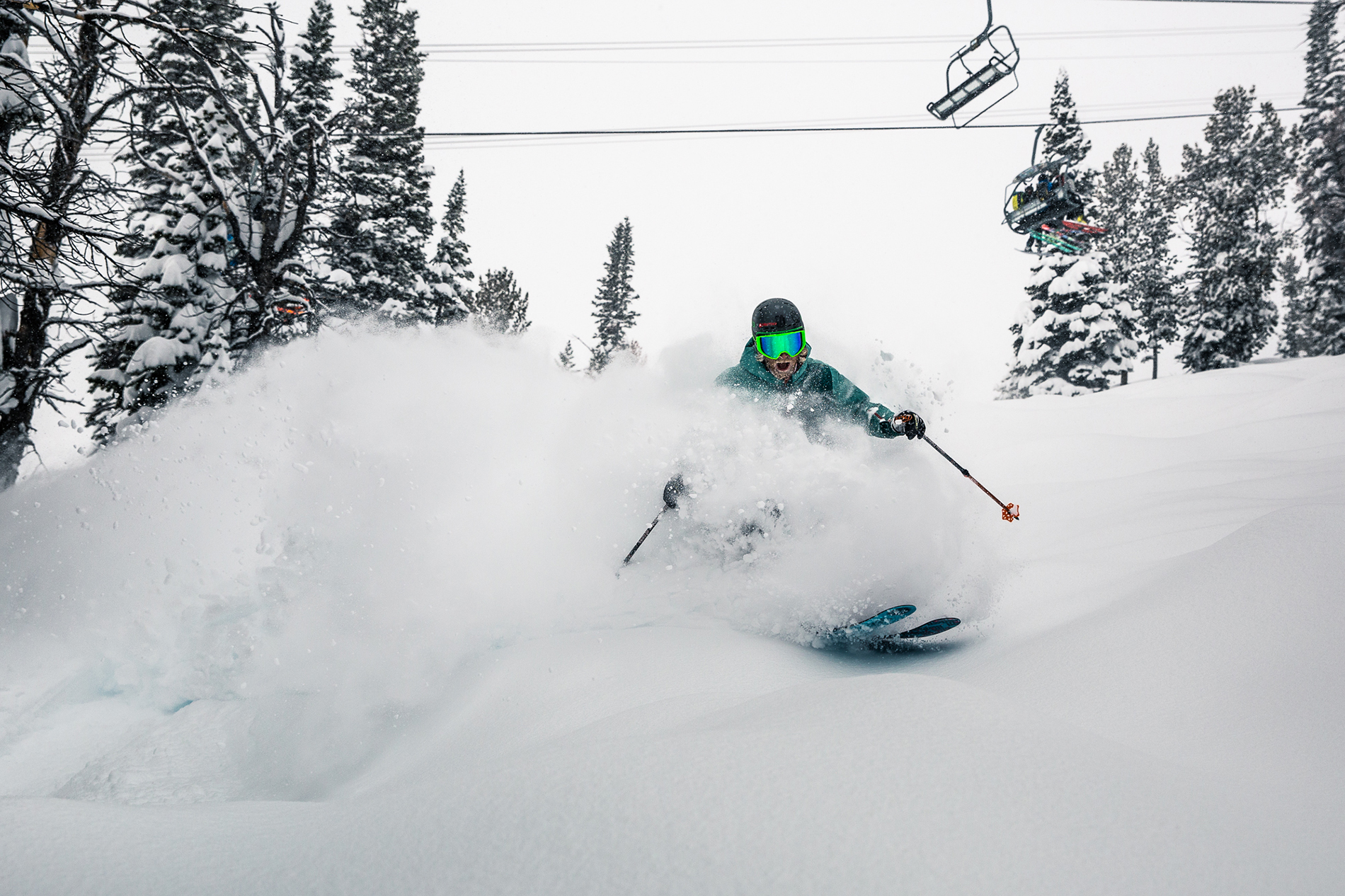 Here and Now Bottomless Snow Blankets Jackson Hole FREESKIER